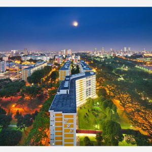 Moonrise Over Ang Mo Kio (2015) by Richard Koh