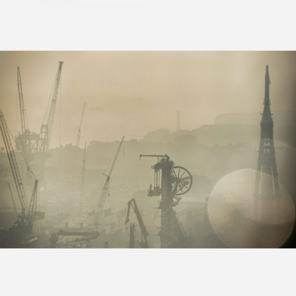 Cranes in the Mist (2014) by Richard Koh