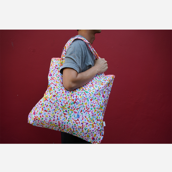 Confetti Shapes by Eugene Yeo Reusable Bag