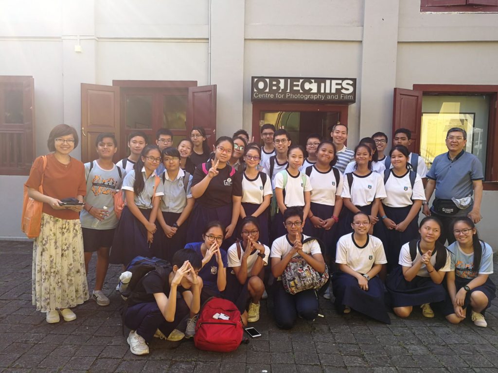 Students from Ngee Ann Secondary School