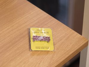 Don’t Cry, Butterfly enamel pin (film title) by Momo Film Co