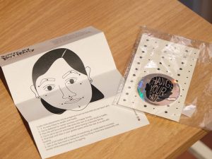 Don’t Cry, Butterfly temporary mole tattoo by Momo Film Co