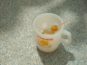 Momotini in a mug
