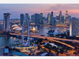 Prints by Richard W J Koh - Eye of the Bay (2014),  40 cm x 27 cm