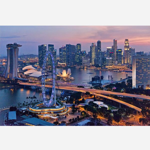 Prints by Richard W J Koh - Eye of the Bay (2014),  40 cm x 27 cm