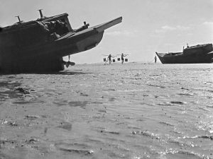Time and Tide by Foo Tee Jun - Low tide in Mata Ikan, c.1960s