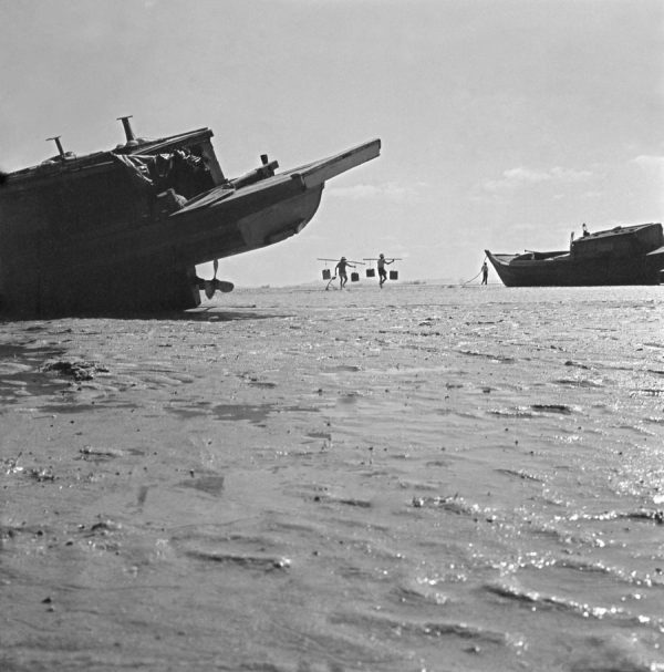 Time and Tide by Foo Tee Jun - Low tide in Mata Ikan, c.1960s