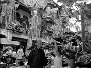 Time and Tide by Foo Tee Jun - Customers visit lantern shop at Chinatown, c. 1960s