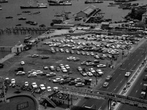 Time and Tide by Foo Tee Jun - Carpark next to Clifford Pier, c. 1960s