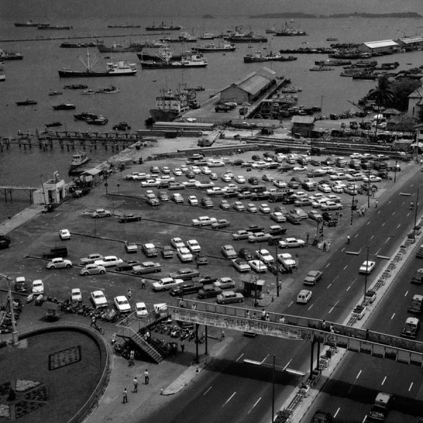 Time and Tide by Foo Tee Jun - Carpark next to Clifford Pier, c. 1960s