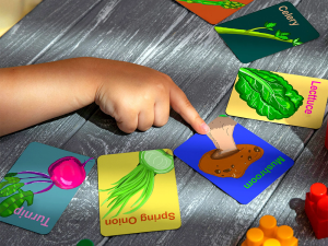 Vegetables Flash Cards by Brennan Tay