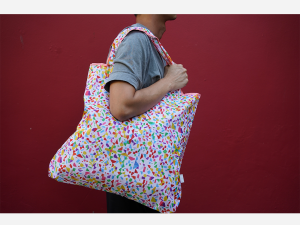 Confetti Shapes by Eugene Yeo Reusable Bag