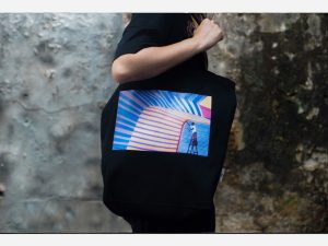 Time and Tide Black Tote Bag