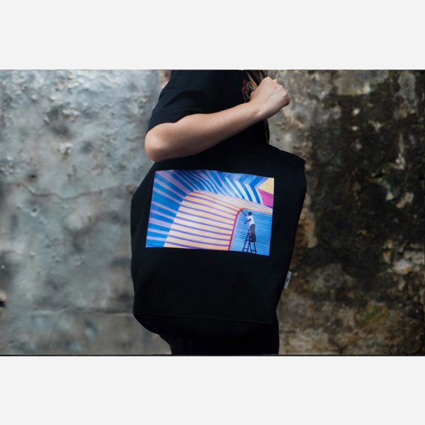 Time and Tide Black Tote Bag