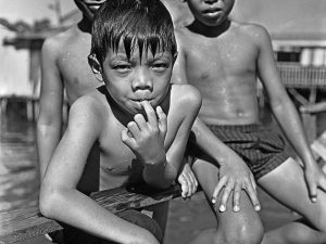 Passing Time by Lui Hock Seng - Boys after a swim, Jurong, c. 1960s – 1970s