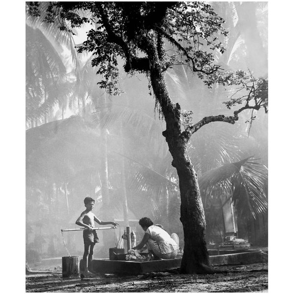 Passing Time by Lui Hock Seng - Communal Water Area, Tanah Merah, c. 1960s-70s