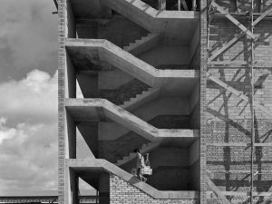 Passing Time by Lui Hock Seng - Construction of a four-storey building, Old Airport Road, c. 1960s – 1970s