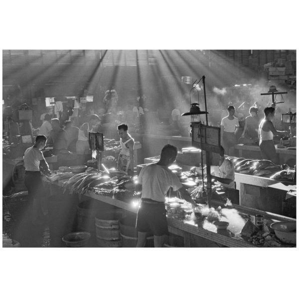 Passing Time by Lui Hock Seng - Ellenborough Market, Clarke Quay, c. 1960s