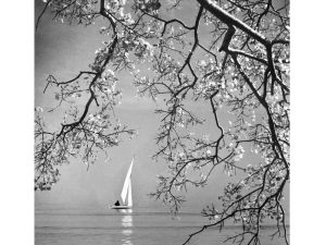 Passing Time by Lui Hock Seng - Sail Boat, Bedok Beach, c. 1960s – 1970s