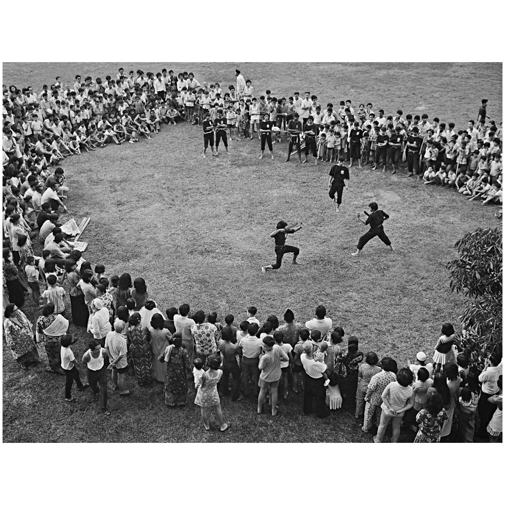 Passing Time by Lui Hock Seng - Silat Performance, Toa Payoh, c. 1960s – 1970s