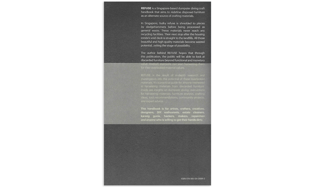 Refuse - A Dumpster Diving Craft Handbook by Wong Eng Geng - Image 4