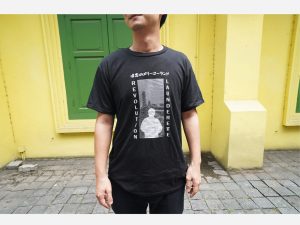 REVOLUTION LAUNDERETTE TEE by Mark Chua and Lam Li Shuen