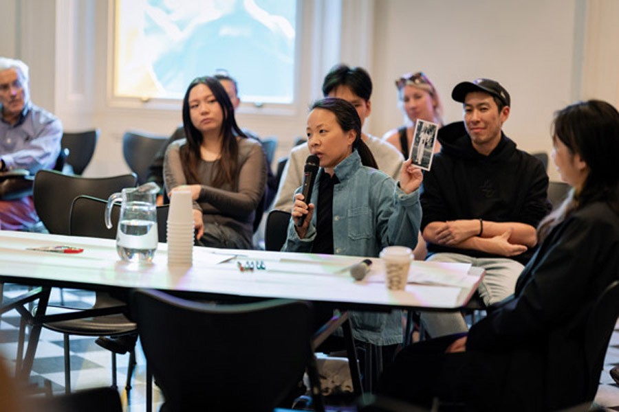 Immigration Museum, Melbourne-Long Table discussion about family photographs and migration histories, 2025 (Photo credit: Jane Zhang)